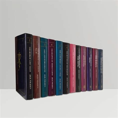 J R R Tolkien The History Of Middle Earth All 12 Volumes UK Editions