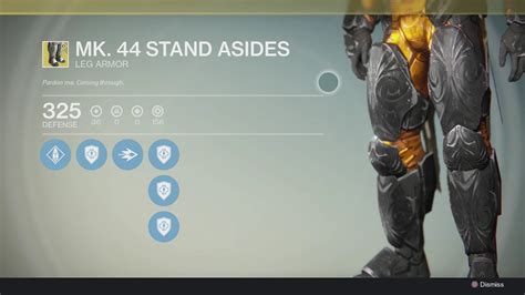 Best Exotic Titan Boots In Destiny Mk 22 Stand Asides Youtube