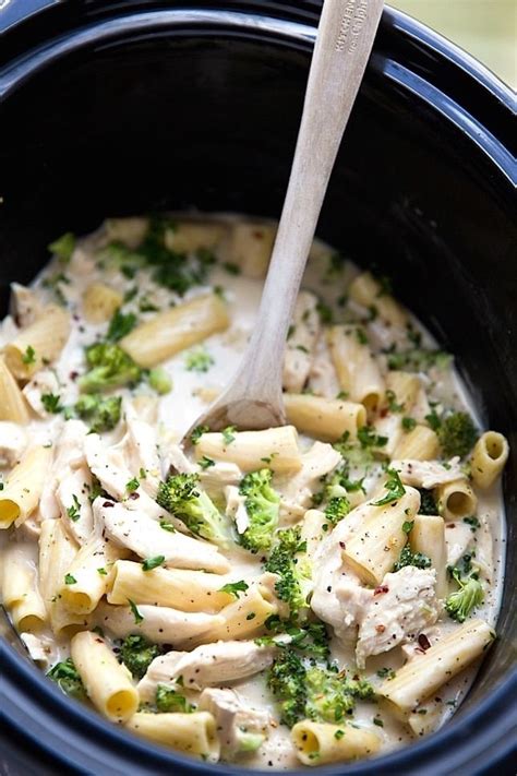 Crock Pot Chicken Alfredo Recipe Homemade Recipes Easy