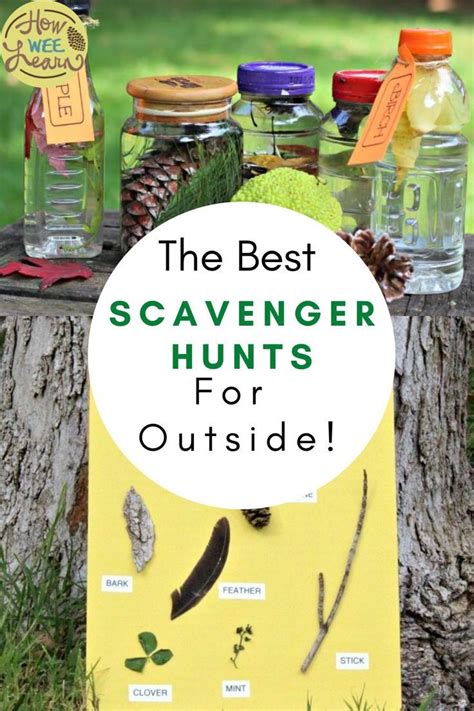The Best Scavenger Hunts For Outside Outdoor Learning Activities