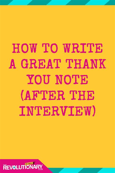 Finally, read this if you're looking to write a letter of intent instead of a cover letter—yes, there's a difference. How To Write A Great Thank You Note (After The Interview ...