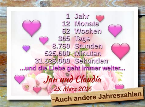 Sprüche zum hochzeitstag 10 wunderschöne sprüche zum jahrestag und. Liebesbeweis Geschenkidee für Freundin Jahrestag ...