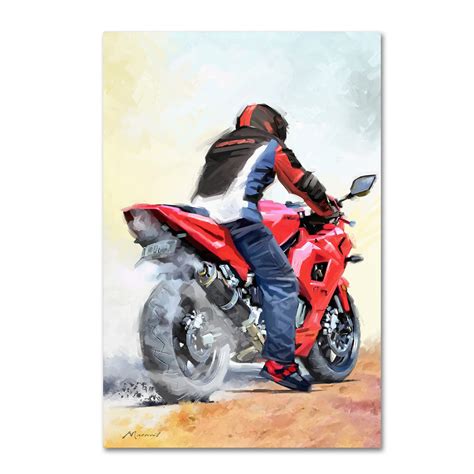 Trademark Fine Art Motorbike I Canvas Art By The Macneil Studio