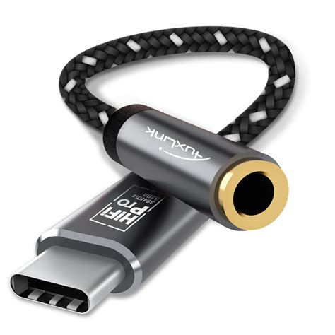 Buy AuxLink USB C To Mm Audio Adapter USB Type C Headphone Adapter Hi Fi DAC Chip USB C To