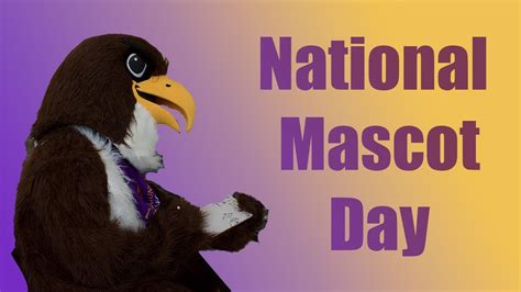 National Mascot Day With Swoop Youtube