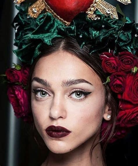 Zhenya Katava At Dolce And Gabbana Alta Moda In Palermo Al Models