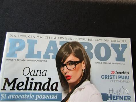 Revue Playboy Romania April N Ultra Rare Oana Melinda Very Good