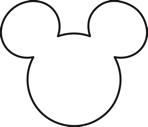 Mickey Mickey Head Svg Svg Ai Png  Pdf Files Mickey Etsy