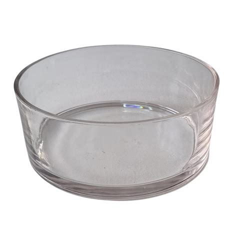 S1875 Plain Round Glass Bowl Dazzling Props
