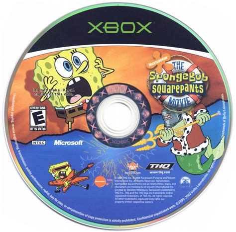 Spongebob Squarepants The Movie 2004 Xbox Box Cover Art Mobygames