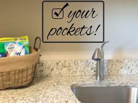 Check Your Pockets Wall Decal By Touchofbeautydesigns On Etsy Faith