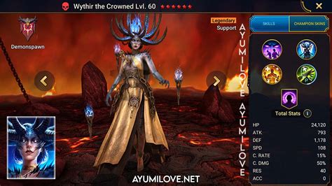 Wythir The Crowned Raid Shadow Legends Ayumilove
