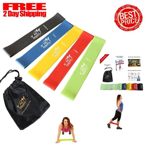 Fit Simplify Xcex 01 Resistance Loop Exercise Bands Set Of 5 For Sale