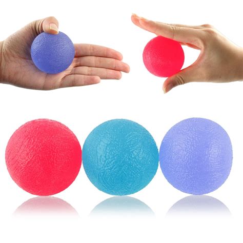 Hand Gripper Therapy Squeeze Exerciser Ball Kit Finger Powerballs