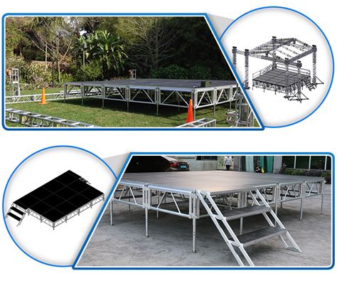 Outdoor Portable Aluminum Mobile Stage Platform Used Performance Stage