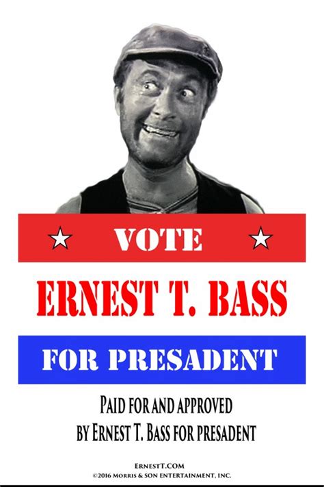 Ernest T Bass Quotes Andy Griffith Show