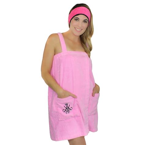 Kimken Shower Wrap Towel For Women Cotton Towel Robe With Straps Walmart