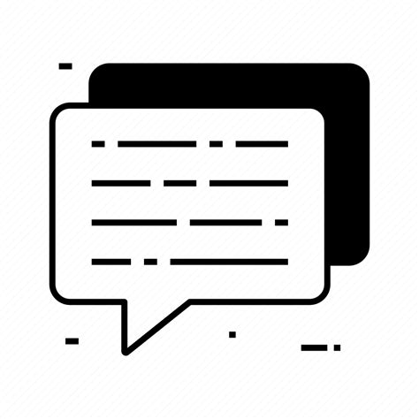 Communication Text Message Icon Download On Iconfinder