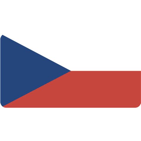 Czech Republic Icon Flat Europe Flag Iconpack Custom Icon Design