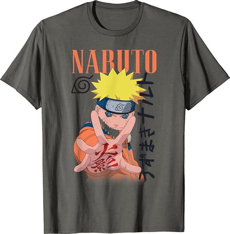 Naruto Classic Naruto Uzumaki Amp Kanji T Shirt Men Buy T Shirt Designs