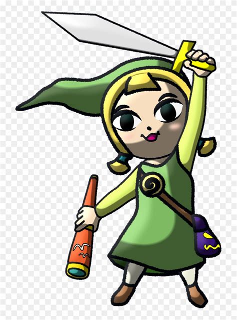 Aryll As Link Toon Link And Aryll Hd Png Download 733x1054206686