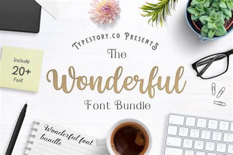 Wonderful Font Bundle Bundle · Creative Fabrica