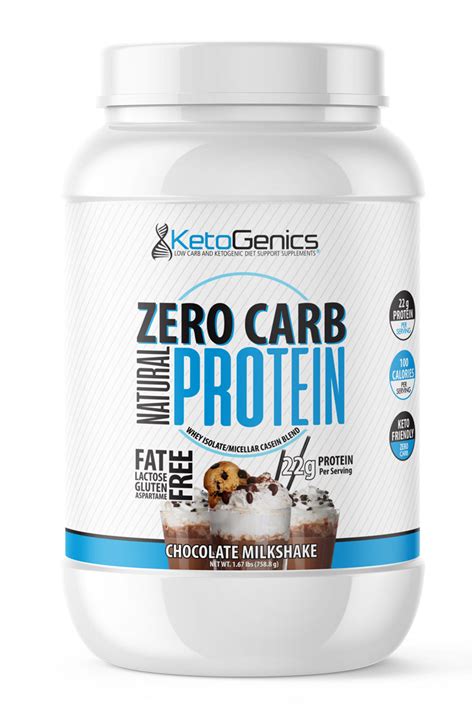 Zero Carb Keto Protein Powder Chocolate Milkshake Ketogenics