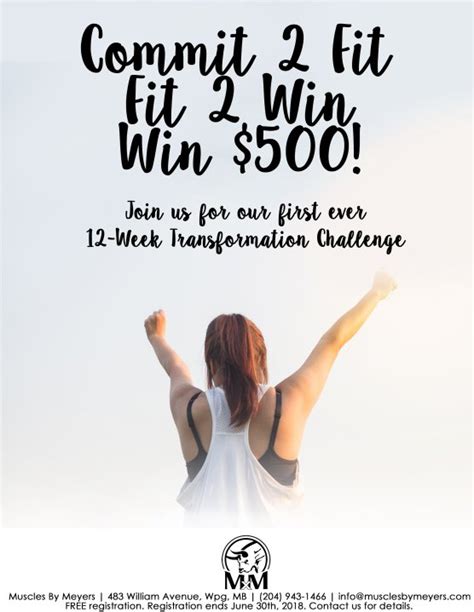 Mxm Commit 2 Fit Fit 2 Win Transformation Challenge Globalnews Events