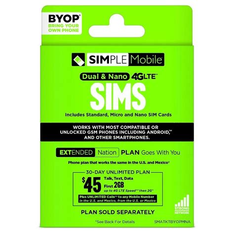 Mint mobile sim cards can be activated up to 45 days after you receive your sim. Simple Mobile SIM Kit | Simple mobile, Simple, Sims