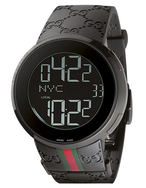 Gucci Mens Black I Sports Watch In Black For Men Lyst