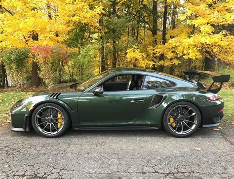 Oak Green Metallic 2018 Porsche 911 Gt2 Rs Looks Like A Flawless Gem