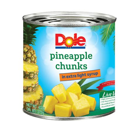 Pineapple Chunks 432g Dole® Sunshine