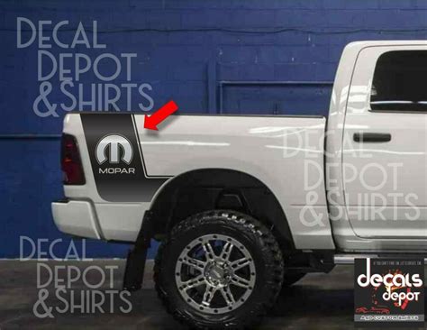 Mopar Hemi Trucks Window Decal Logo Vinyl Sticker 4x4 Off Road Dodge