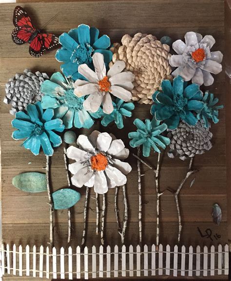 Pin By Pine Cone Folkart On Pinecone Art By Linda Pine Cone Art