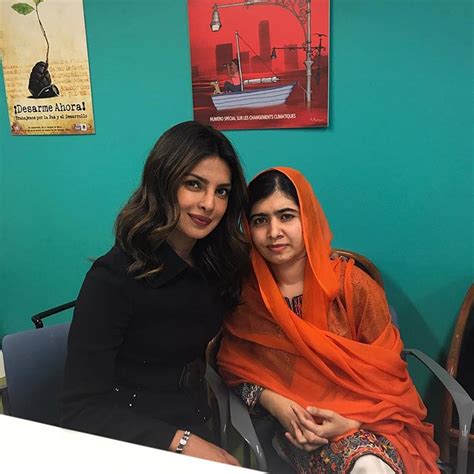 priyanka chopra meets malala yousafzai in new york priyanka chopra visits un meets malala