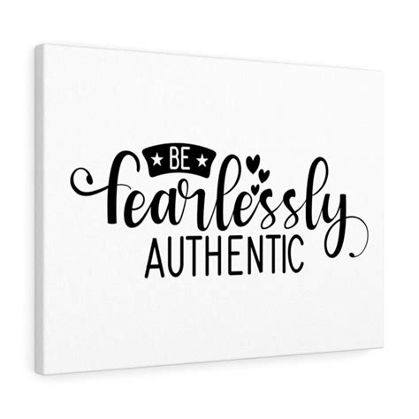 Trinx Be Fearlessly Authentic Christian Wall Art Print Ready To Hang