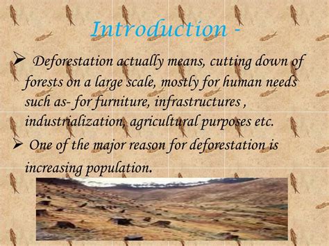 Ppt Tropical Deforestation In India Powerpoint Presentation Free
