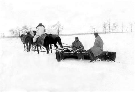 Horse Drawn Snow Plow Photograph By Underwood Archives Fine Art America