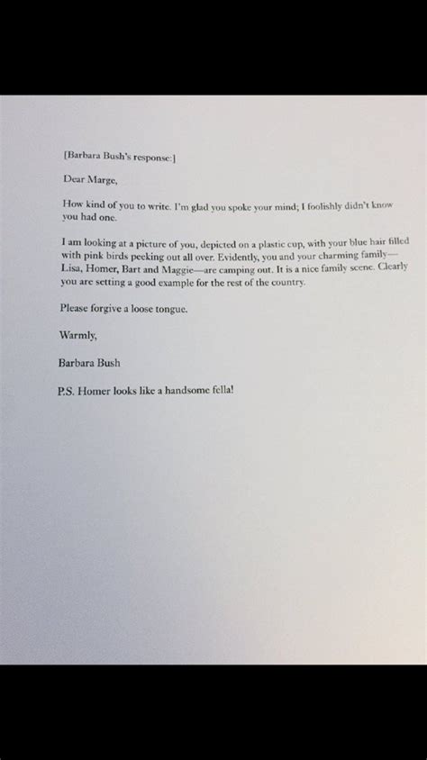 Mattthebest On Twitter Rt Aljean Thesimpsons Letter To Marge From