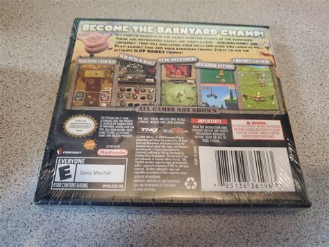Back At The Barnyard Slop Bucket Games Nintendo Ds 2008 For Sale