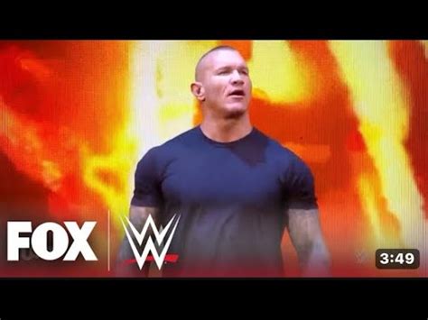 Randy Orton Monday Night Raw Return Entrance WWE On FOX YouTube