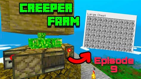 Minecraft Lets Play S2 9 Creeper Farm Youtube