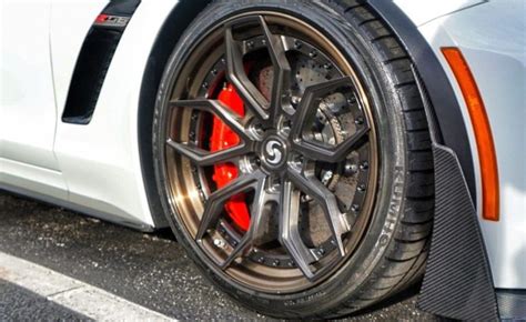 Chevrolet Corvette C7 Z06 White Signature Sv308s Wheel Front