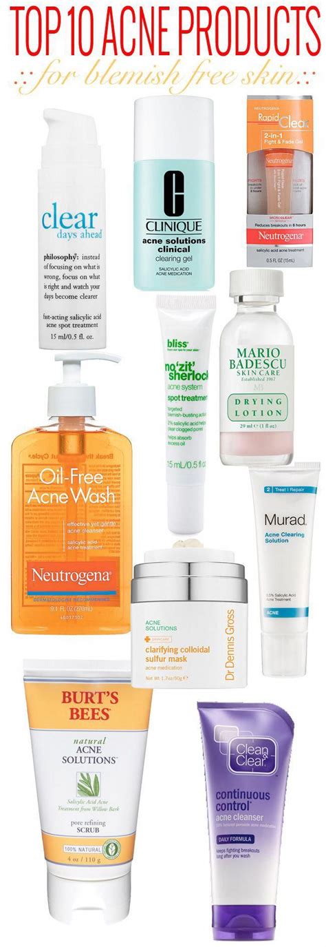 The Best Acne Products To Get Rid Of Pimples And Blemishes Fast Best