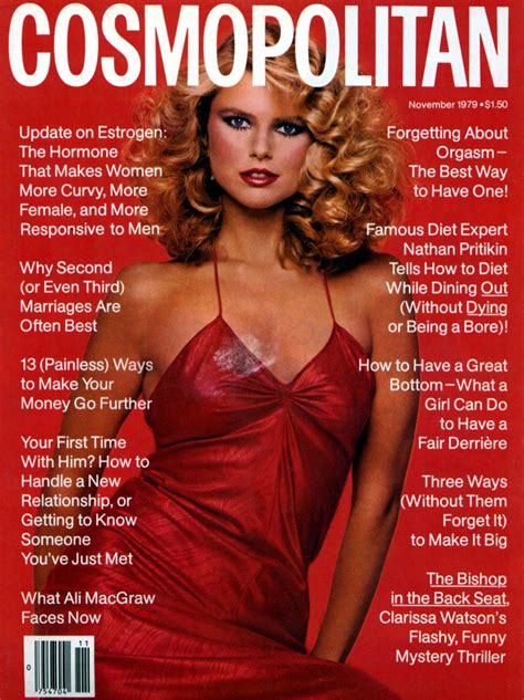 Christie Brinkley Cosmopolitan November Hair Magazine Glamour Magazine Fashion Magazine