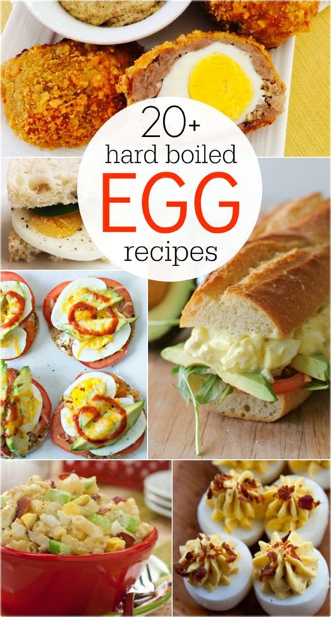 Oh, if it weren't for the egg i'd probably be dead! 20+ hard boiled egg recipes