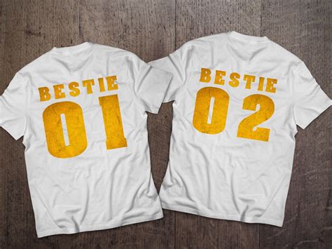 Bestie Shirts Bestie 01 Bestie 02 Shirts Bff Shirts Etsy