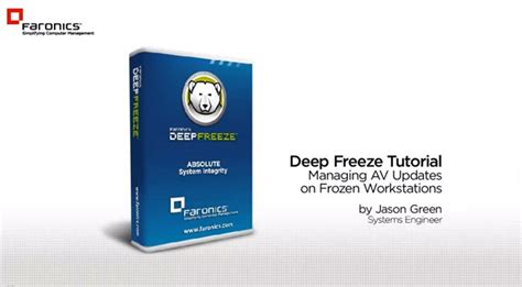 With the amount you are looking at for software and all of the licensing i. Manage AV Updates with Deep Freeze Reboot Restore Software ...