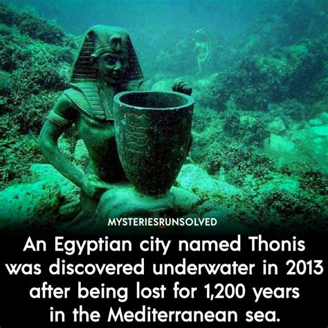 Heracleion The Lost Underwater City Of Egypt History Facts Interesting Cool Science Facts