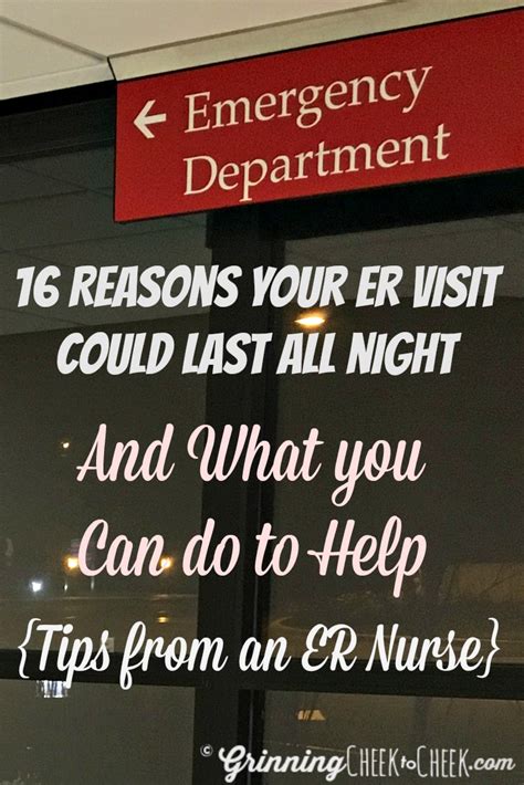 16 Reasons Your Trip To The Emergency Room Could Last All Night And
